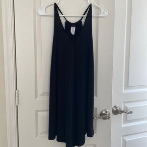 Womens black spaghetti strap dress